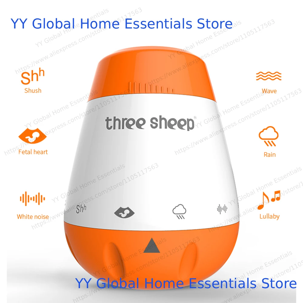 K1 Baby White Noise Machine Smart Music Sprachsensor Kleinkinder Bad Sleep Helper Therapie Sound Monitor Generator für Babys Entspannen Image