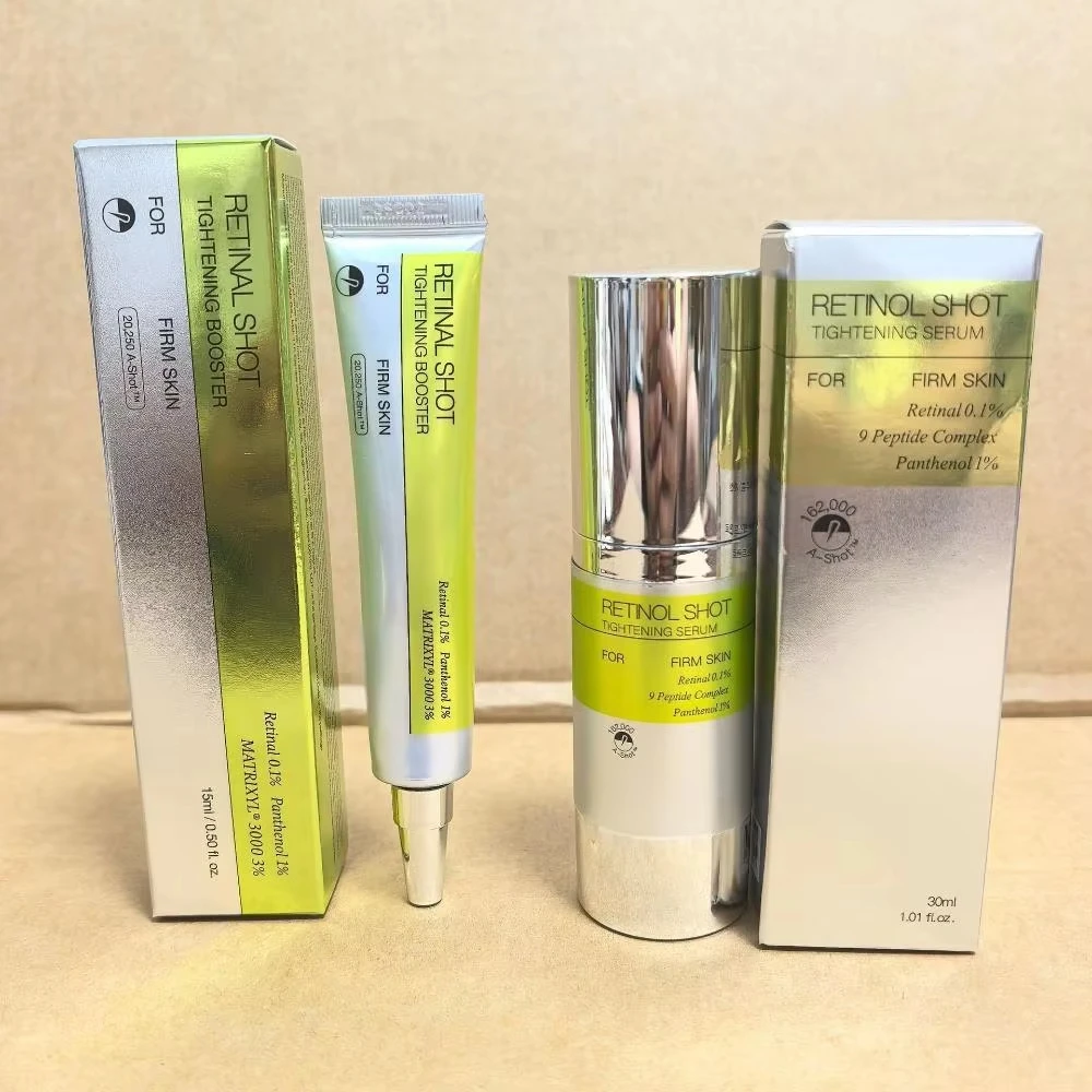 Retinol Shot Straffendes Gesichtsserum, feuchtigkeitsspendend, erhellt Faltenentferner, straffe Haut, antioxidative Augencreme, Hautpflegeprodukt, Korea Image