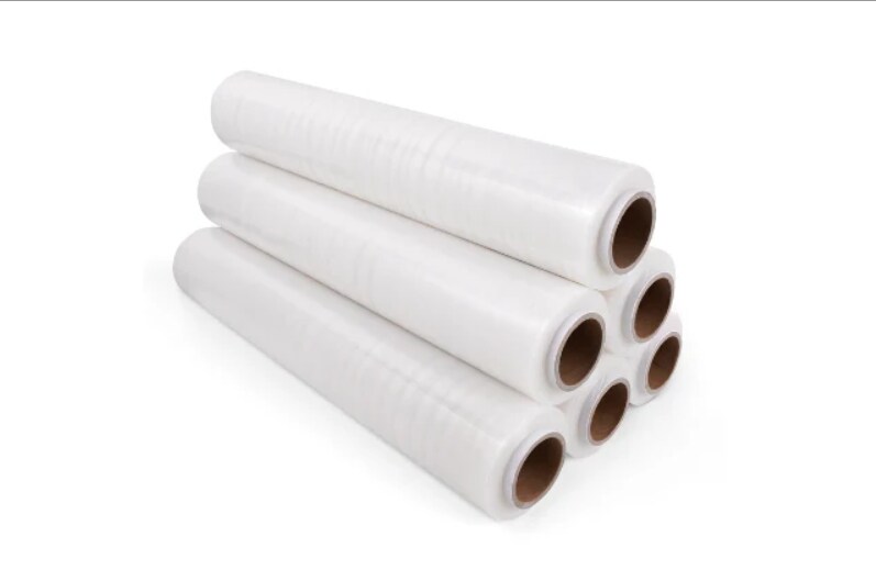 6 Rollen Handstretchfolie 2kg 23my 50cm x 300m Transparent Palettenfolie Wickelfolie Verpackungsfolie Image