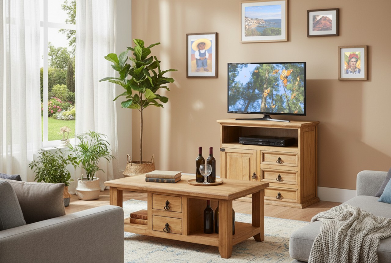 TV-Kommode - 3 Schübe, 1 Tür Image