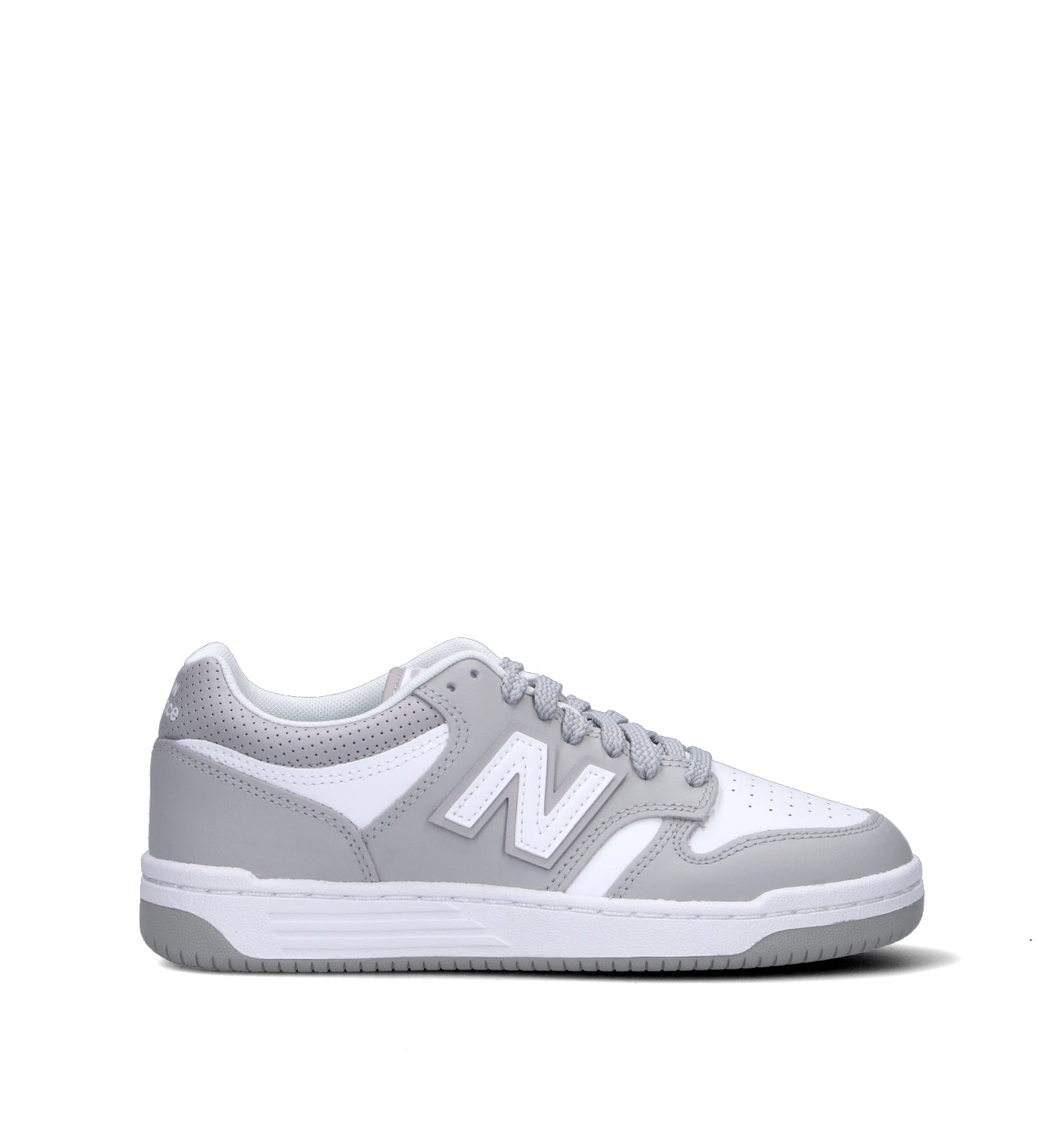 NEW BALANCE 480 Sneaker ragazzo grigia/bianca