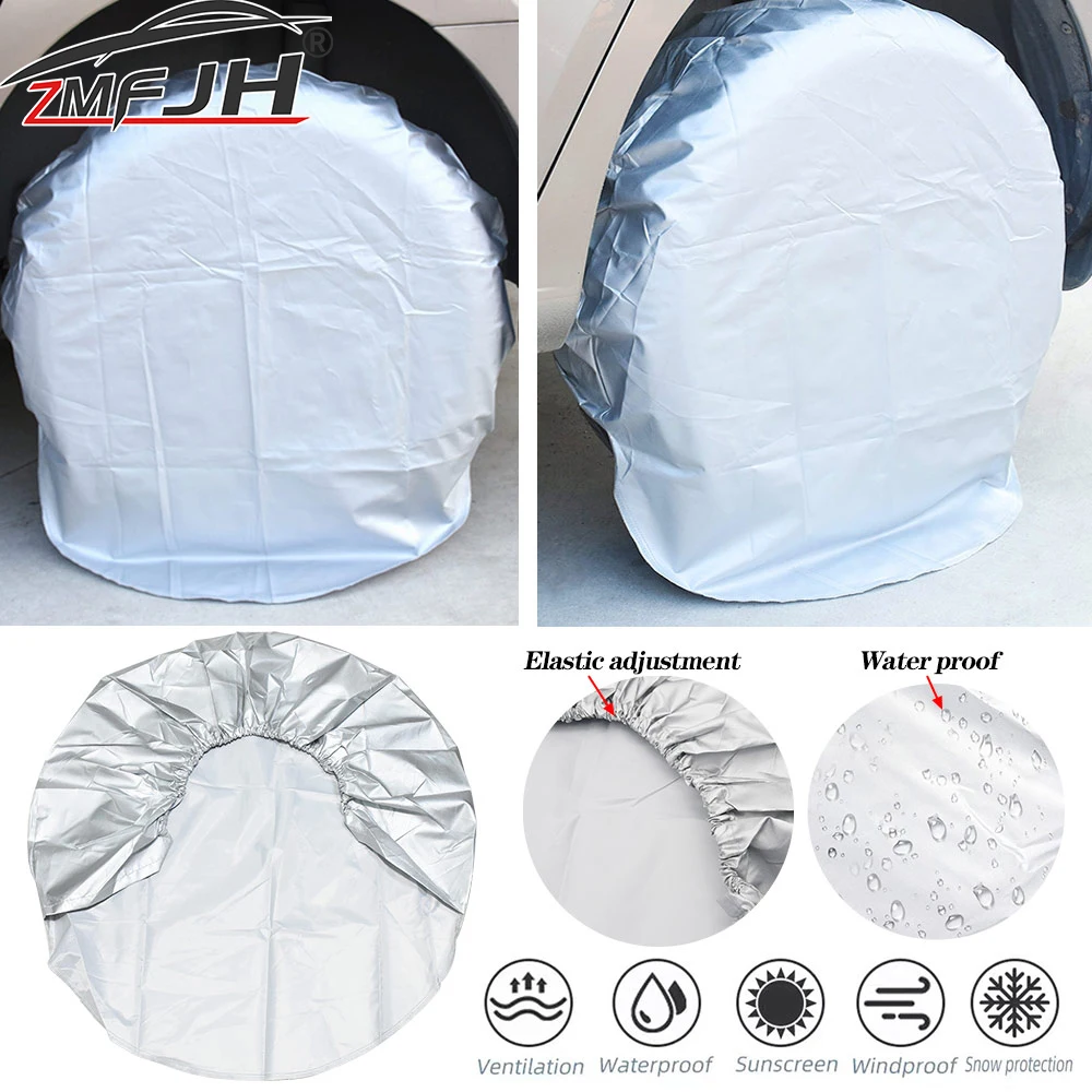 1/2/4PCS 27-32 zoll Auto Rad Reifen Abdeckungen Fall Lagerung Tasche Auto Ersatz Reifen schutzhülle Schutz Für RV Lkw SUV Auto Camper