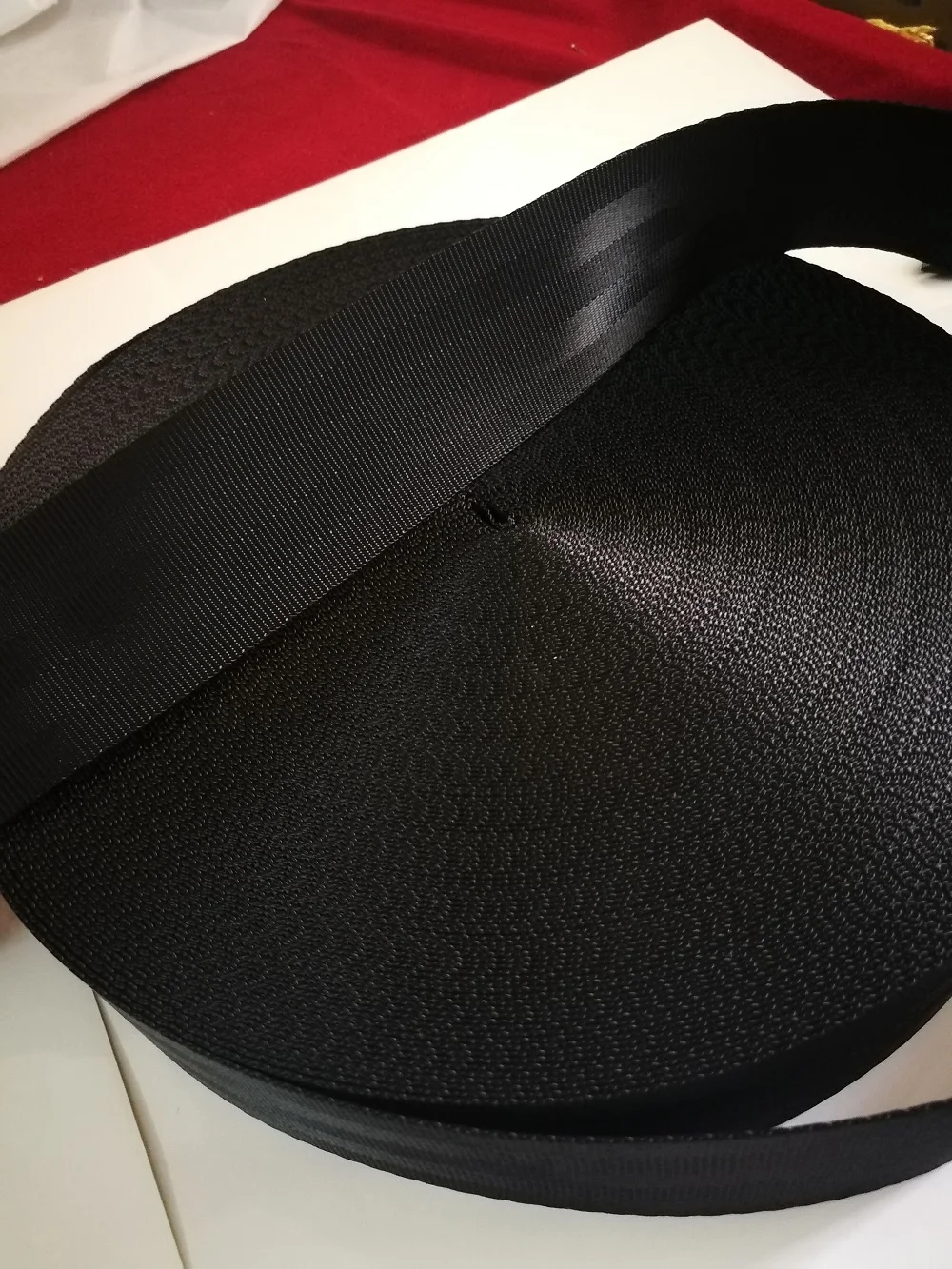 Schwarz (1) 3M-30M Auto-Sicherheitsgurtband Personalisierte Modifikation Sicherheitsgurtband-Zubehör Image