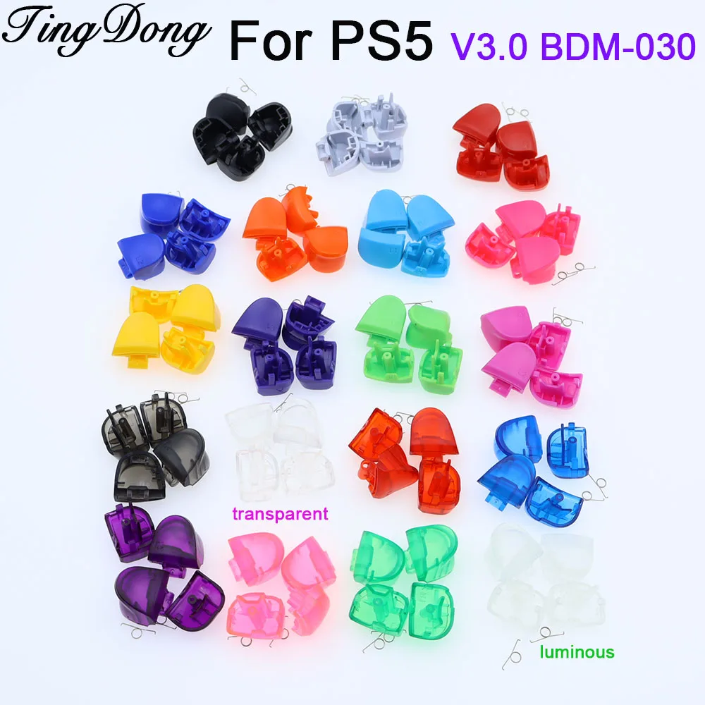 2Set L1 R1 L2 R2 Trigger-Taste Mit Feder Für PS5 V3 3,0 BDM-030 Gamepad Ersatzteile Image
