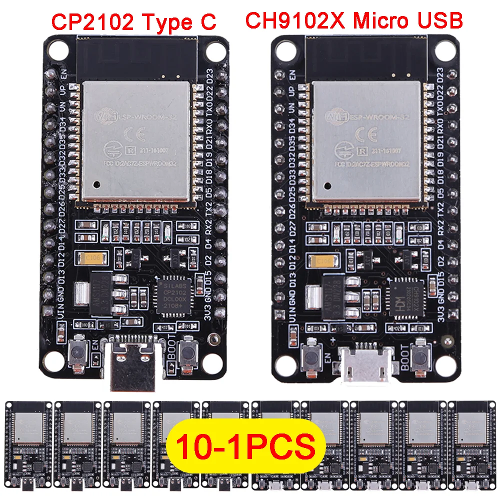 ESP-WROOM-32 Nodemcu ESP32 Erweiterungsplatine Bluetooth-Modul ESP32 30-poliges ESP32 Bluetooth Wifi NodeMCU-32S Lua Breakout Board Image