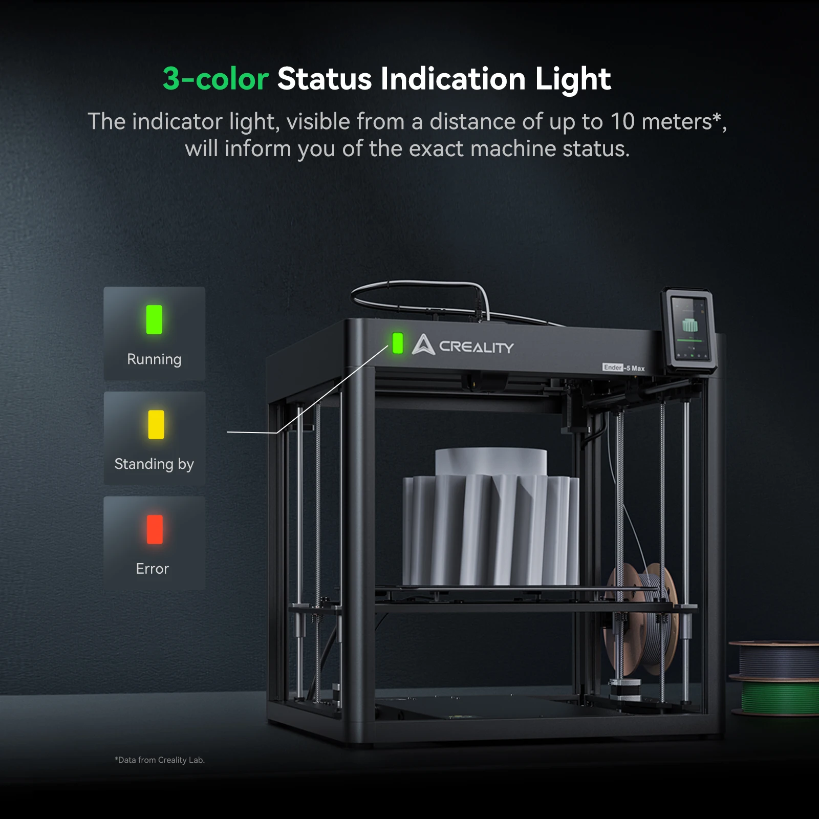 Creality Ender-5 MAX 400 x 400 x 400 mm, supergroßer Druckbereich, 700 mm/s Hochgeschwindigkeits-FDM-3D-Drucker Image