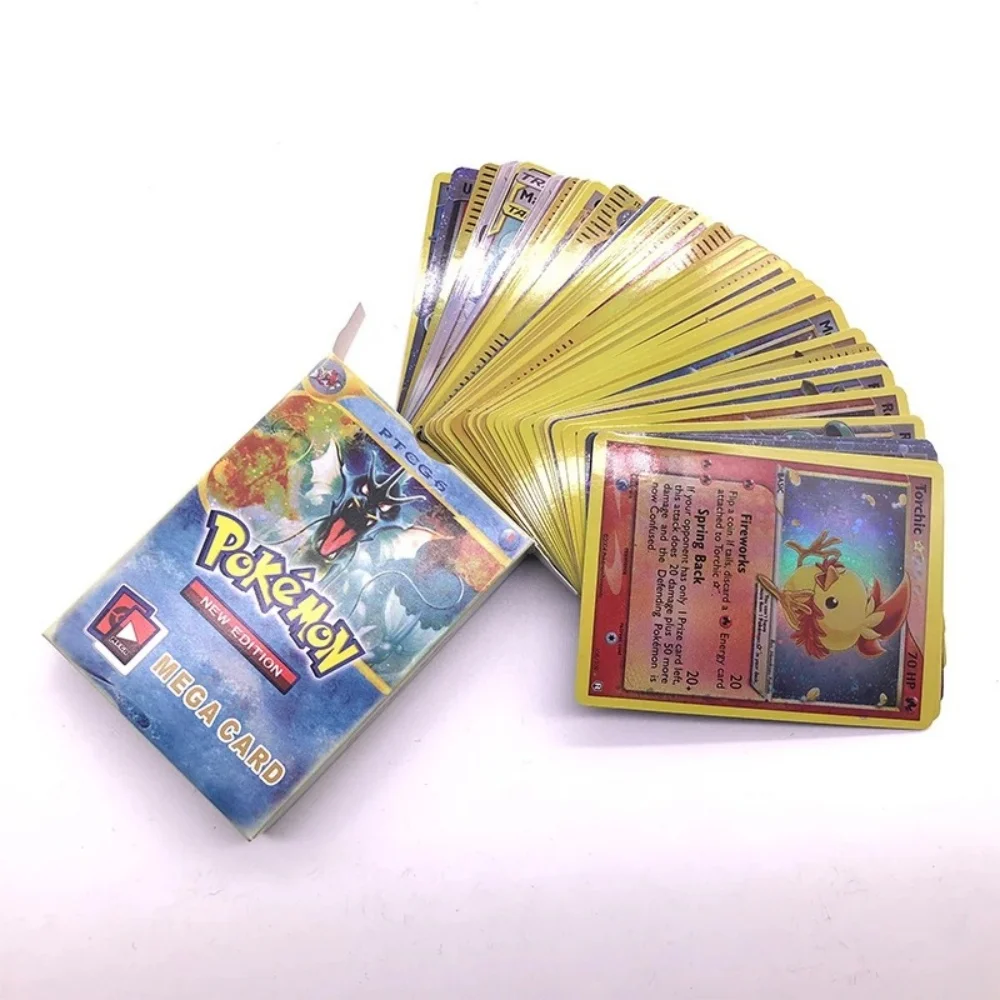 Neue Pokemon 54 Stück MEGA-Karten/Box Englisch Shining Energy Battle Toys Sammelkartenspiel für Kinder Jungen Geschenk Image