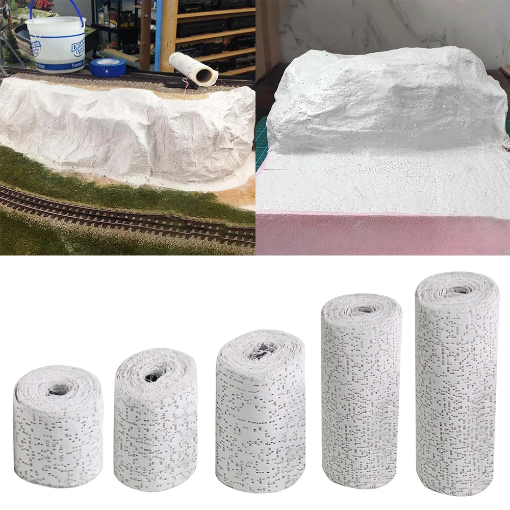 Gipsverband Bergterrein Gestaltung Gipsverband Modellbau Material Textur Malerei Gipsverband für Modell DIY Image