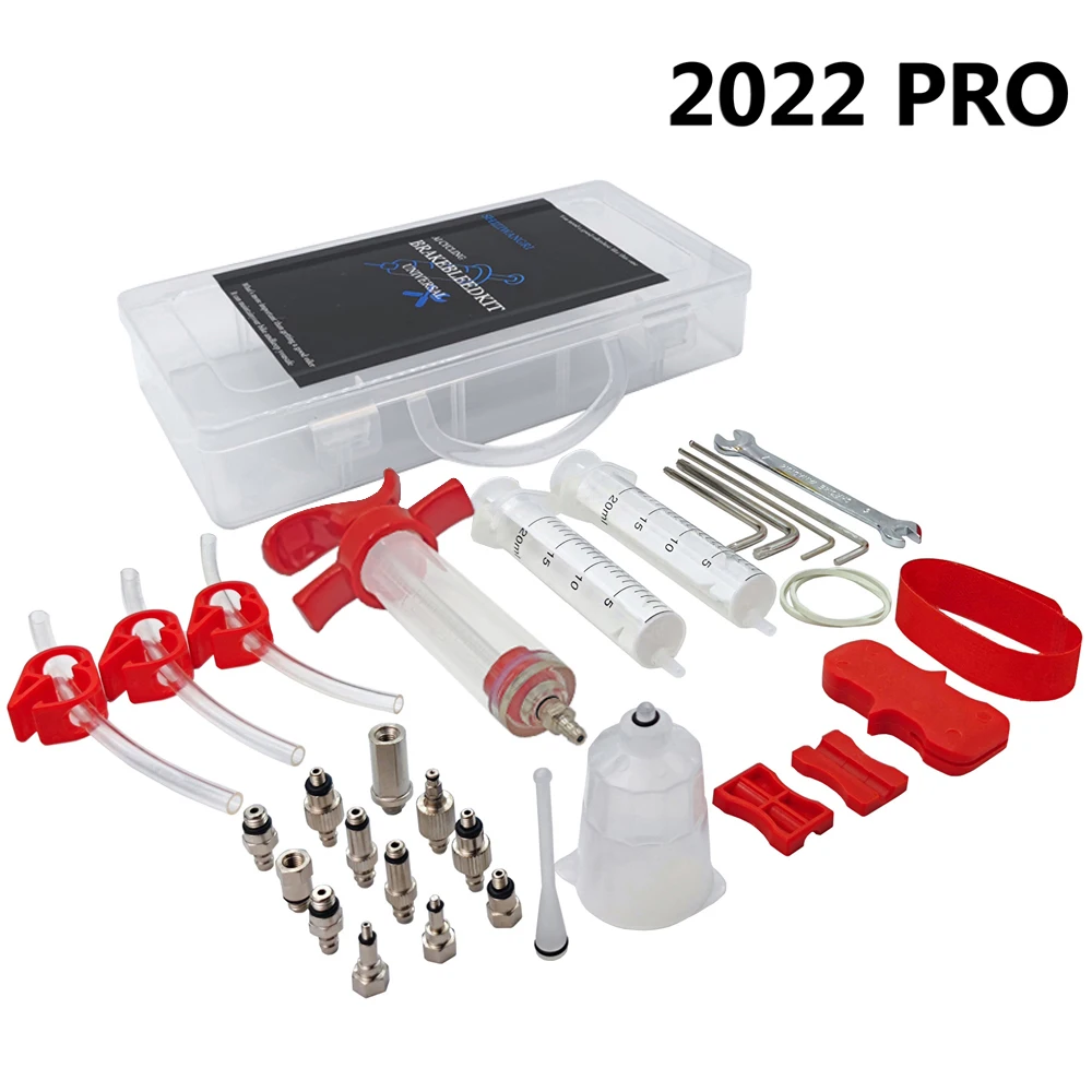 Kit di spurgo olio per freni a disco idraulici per bicicletta per SHIMANO, SRAM, Avid, serie MTB strumenti di riparazione freni per bici da strada