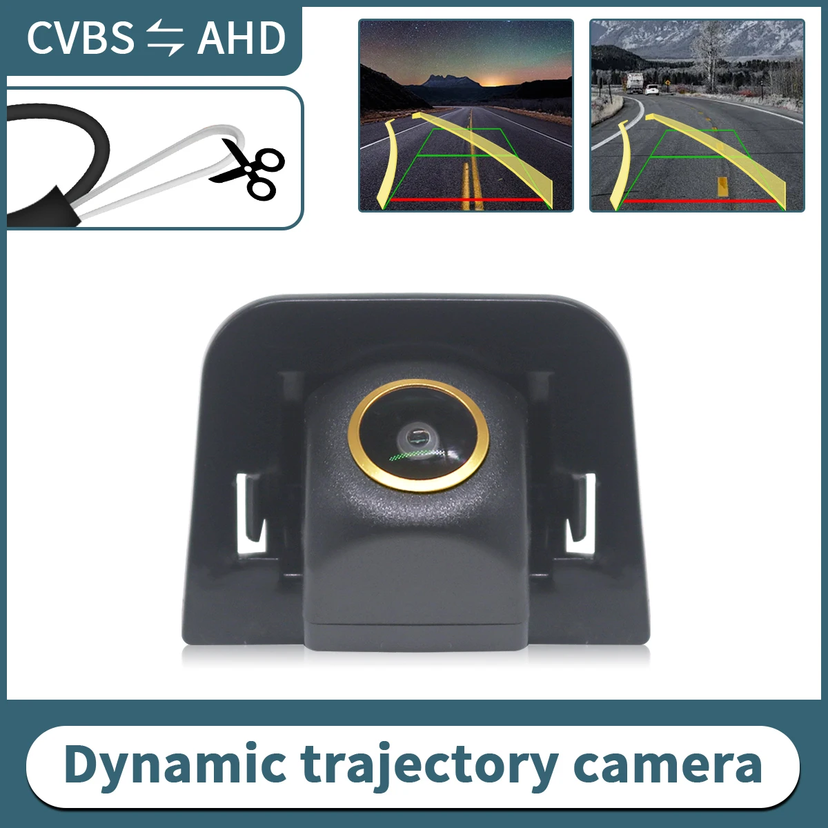 AHD Dynamic Traject 170 ° Fahrzeug Rückansicht Reverse Kamera Für Toyota Prius /Prius Alpha 2009 2010 2011 ~ 2015 Wasserdichte Auto Image