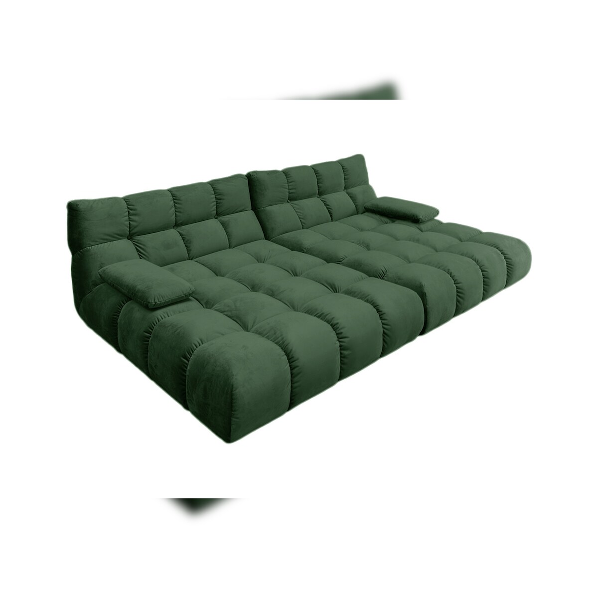 KAWOLA Big Sofa VIVIEN Velvet smaragd Image