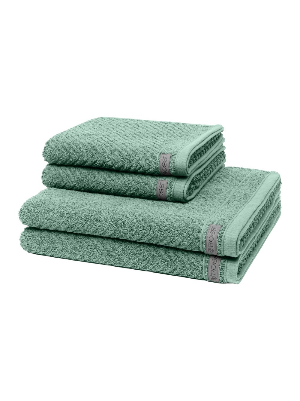 Ross Handtuchset 4-teilig Damen grün, ONE SIZE Image