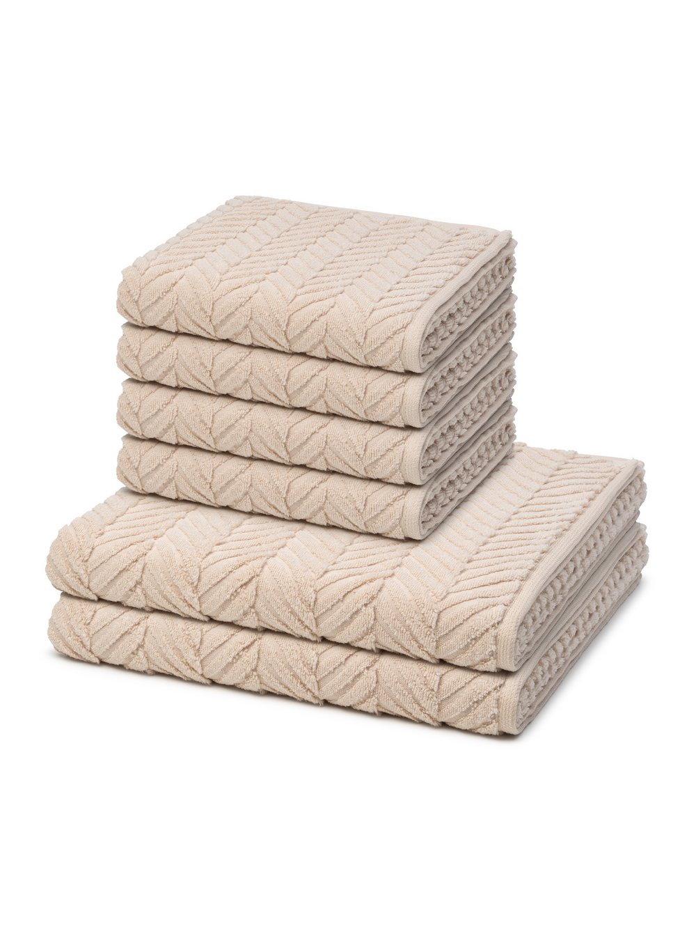 Ross Handtuchset 6-teilig Damen beige, ONE SIZE Image