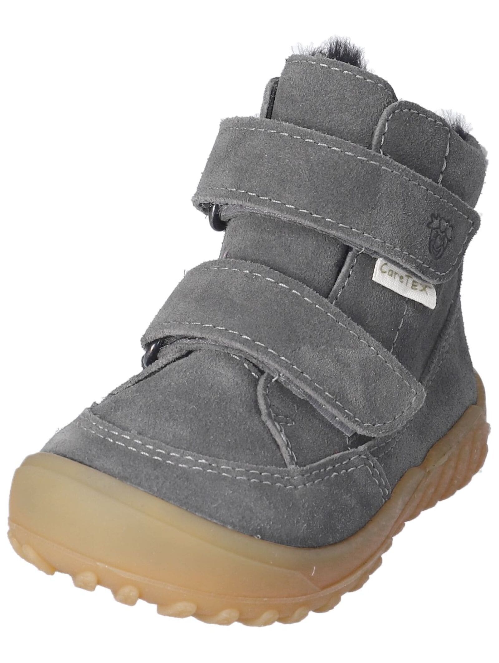 Stiefelette PEPINO "Pepino Stiefelette Veloursleder", Damen, Gr. 28, carbon, Veloursleder, Schuhe Stiefelette
