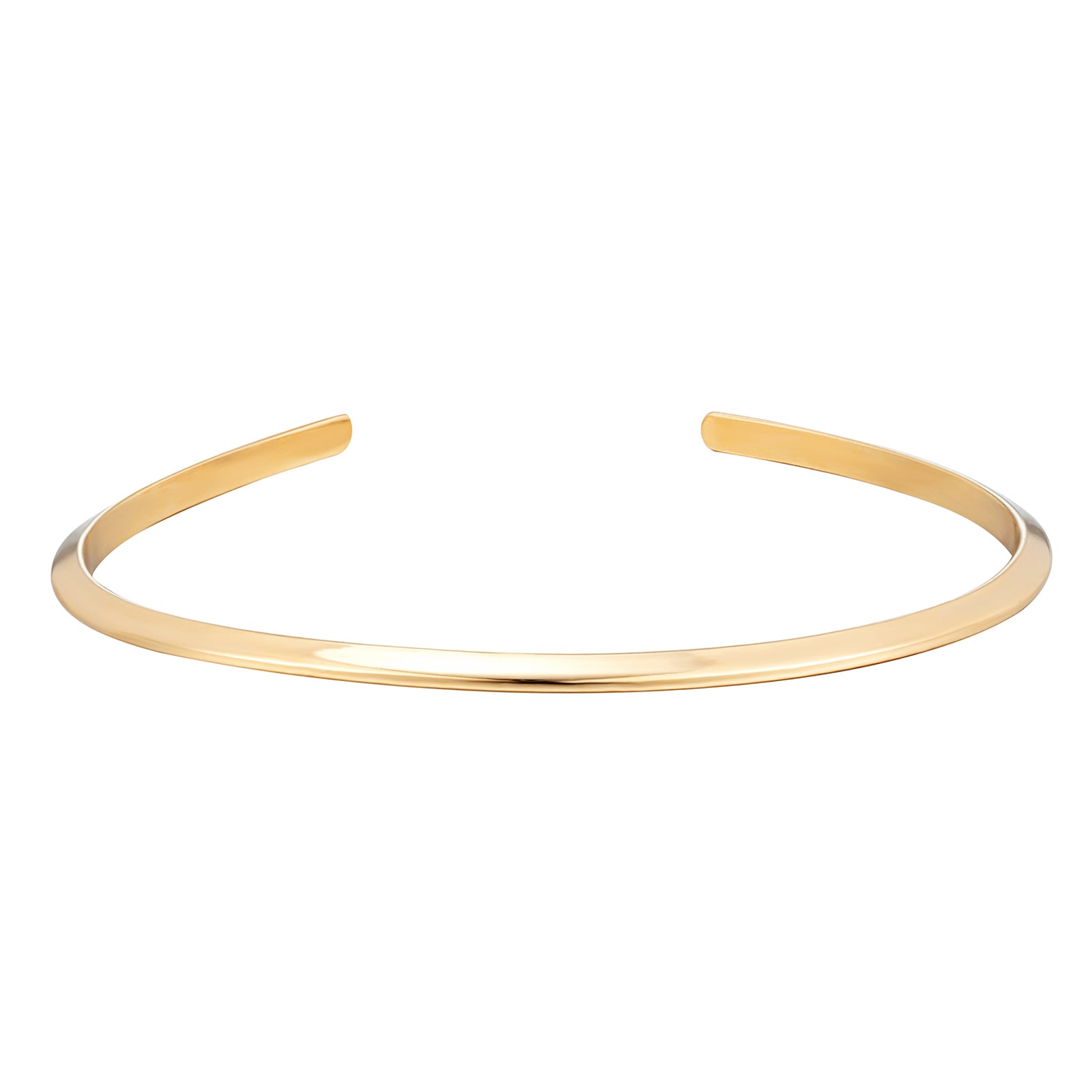 Seol+gold Womens 18ct Gold Plated Knife Edge Bangle - One Size | Seol+gold Sale | Discount Designer Brands