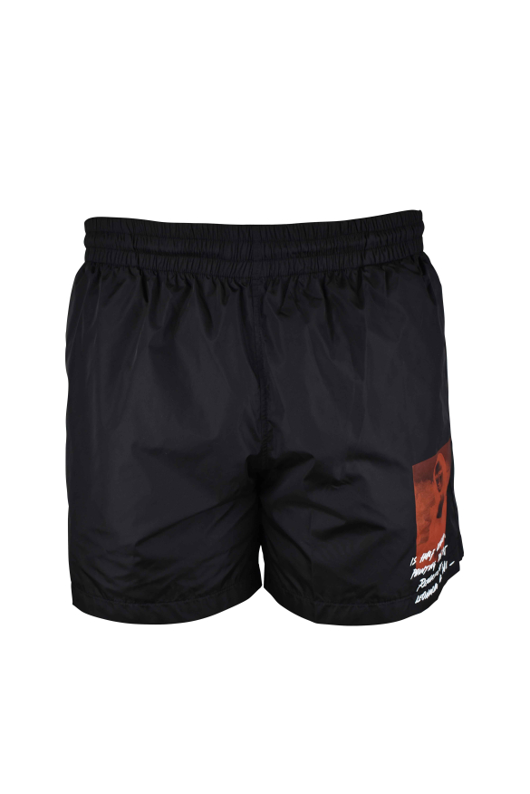 Off-White Badeshorts Schwarz Image