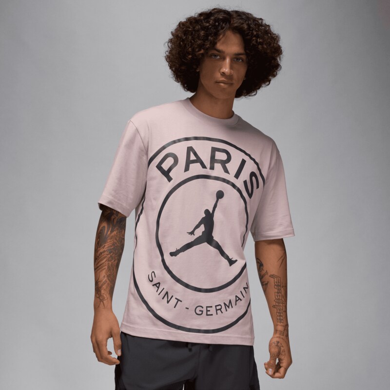 PSG Jordan Großes Logo T-Shirt - Teilchenrose Image