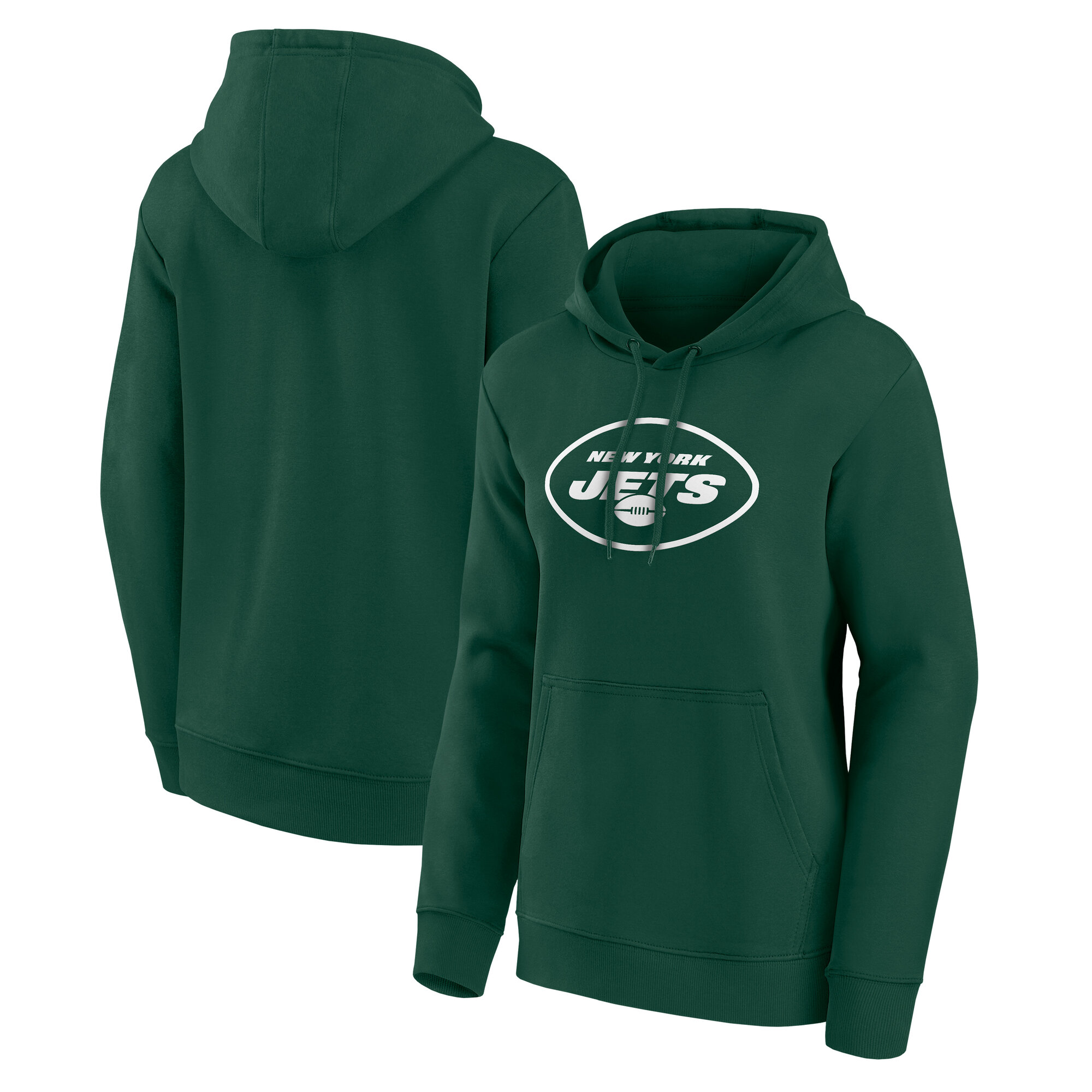 New York Jets Hoodie mit primärem Logo – Damen Image