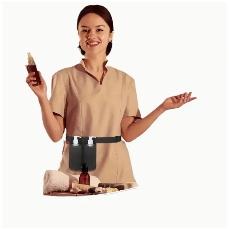 Verstellbares Massageöl-Taillenholster, freihändiger Gürtel mit One-Touch-Schnalle, leicht, tragbar, für professionelle Therapeuten