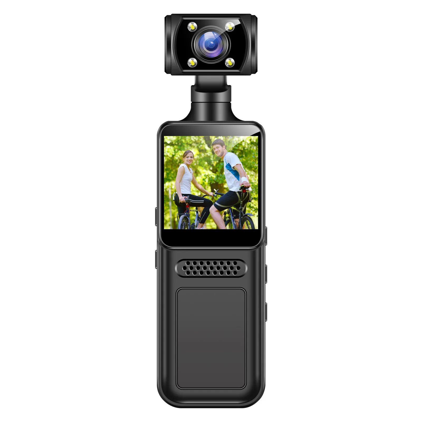 Mini telecamera 4K HD Video digitale portatile Registratore per appassionati di fitness Body Cam Visione notturna a infrarossi Videocamera per bici Sport DV