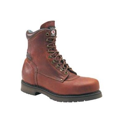 Carolina Shoes Domestic 8" Plain Toe ST 1809 - Amber Gold Leather - Men's