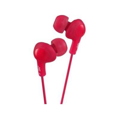 JVC HAFX5R Gumy Plus Inner Ear Headphones - Red