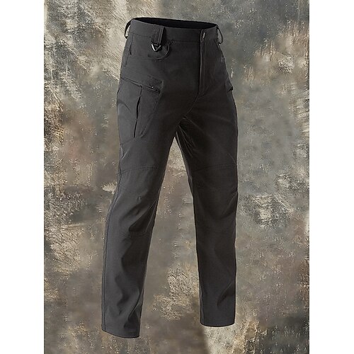 Herren Cargo-Hosen Hose Taktische Hose Mehrere Taschen Einfarbig Winddicht tragbar Outdoor Täglich Campen und Wandern Streetwear Stilvoll Blau Armeegrün Image
