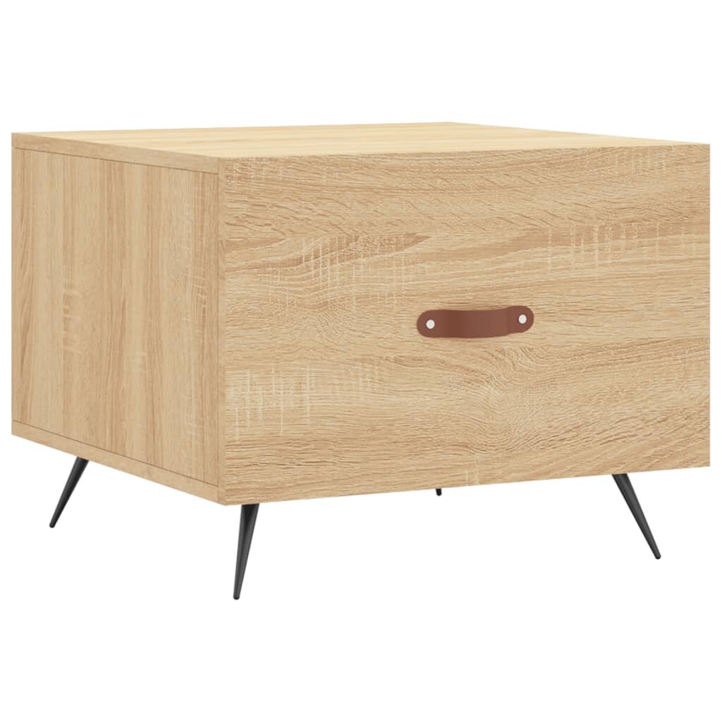 vidaXL Couchtisch Sonoma-Eiche 50x50x40 cm Holzwerkstoff Image