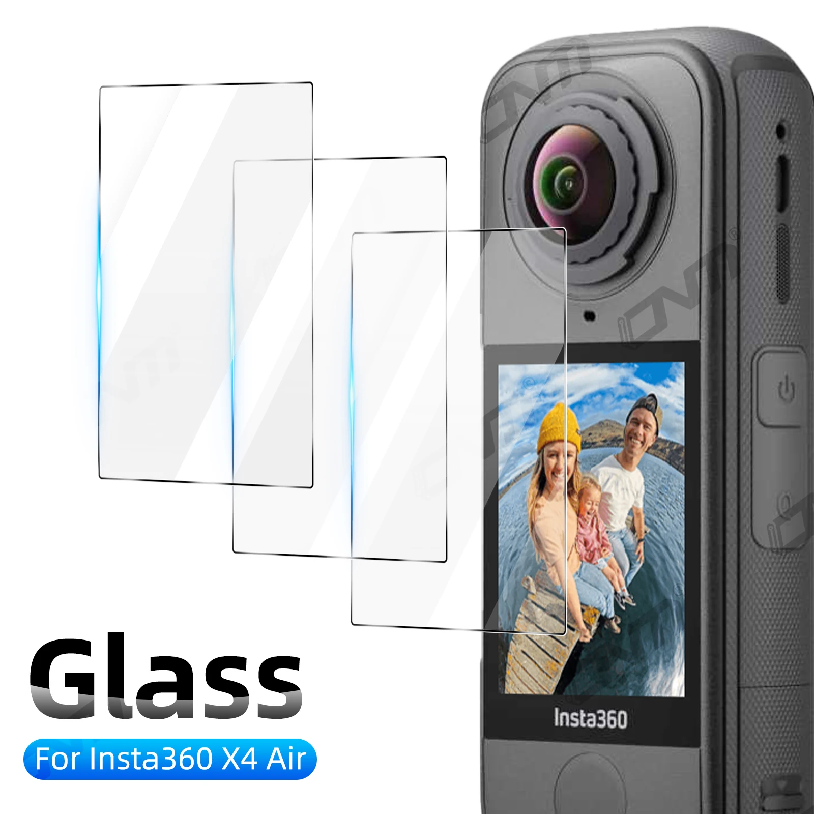 Displayschutzfolie aus gehärtetem Glas für Insta360 X4 Air – kratzfeste, fingerabdrücke HD-Klarfolie für Action-Kamera Image