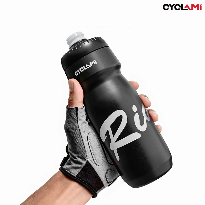 Fahrrad Squeeze Wasser Flasche 650 ml PP5 Outdoor Wandern Ultraleicht Sport Auslaufsicher Fahrrad Wasserkocher Getränke Tasse CYCLAMI Image
