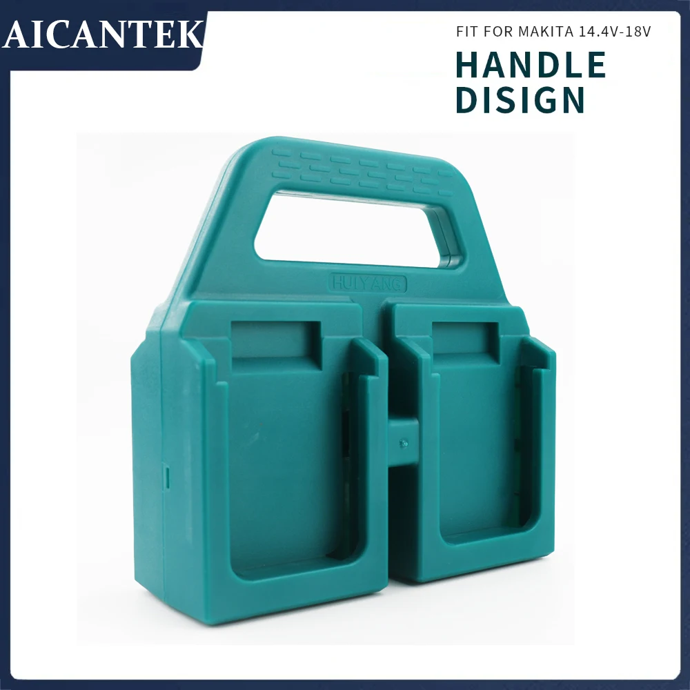 1PC/2PCS Batterie Halterung Tragbare Lagerung Rack Korb Halterung Halter Für Makita 18V Batterie (KEINE Batterien) Image