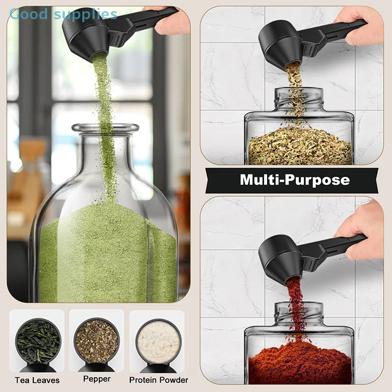1 Stück Kaffeelöffel mit 2 Esslöffel Kapazität und Trichter, Küchenzubehör für wiederverwendbare Kaffeekanne mit K-Cup Image