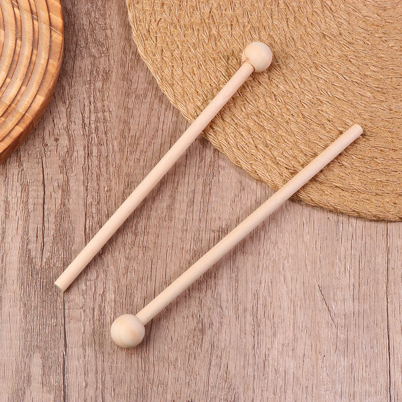 2 Teile/para Marimba Mallet Drumsticks Percussion Teile Länge 205 MM Holz Percussion Hammer Drum Stick Professionelle Xylophon Image