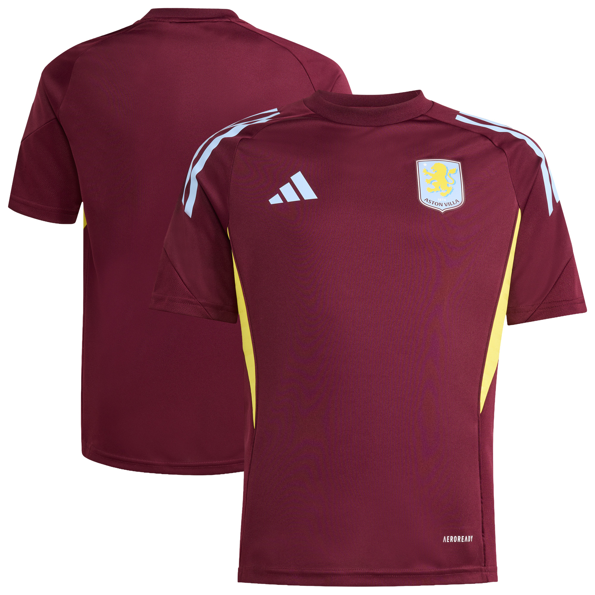 Aston Villa adidas Trainingstrikot - Bordeauxrot - Kinder Image