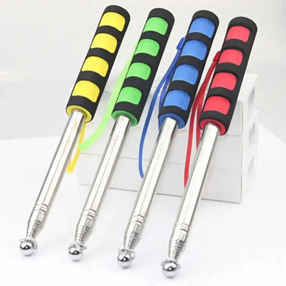 1,2 m flexibler Griff Fahnenmast Teleskop Edelstahl Reiseleiter Banner Fahnenmast Lehrmast Outdoor Edelstahl