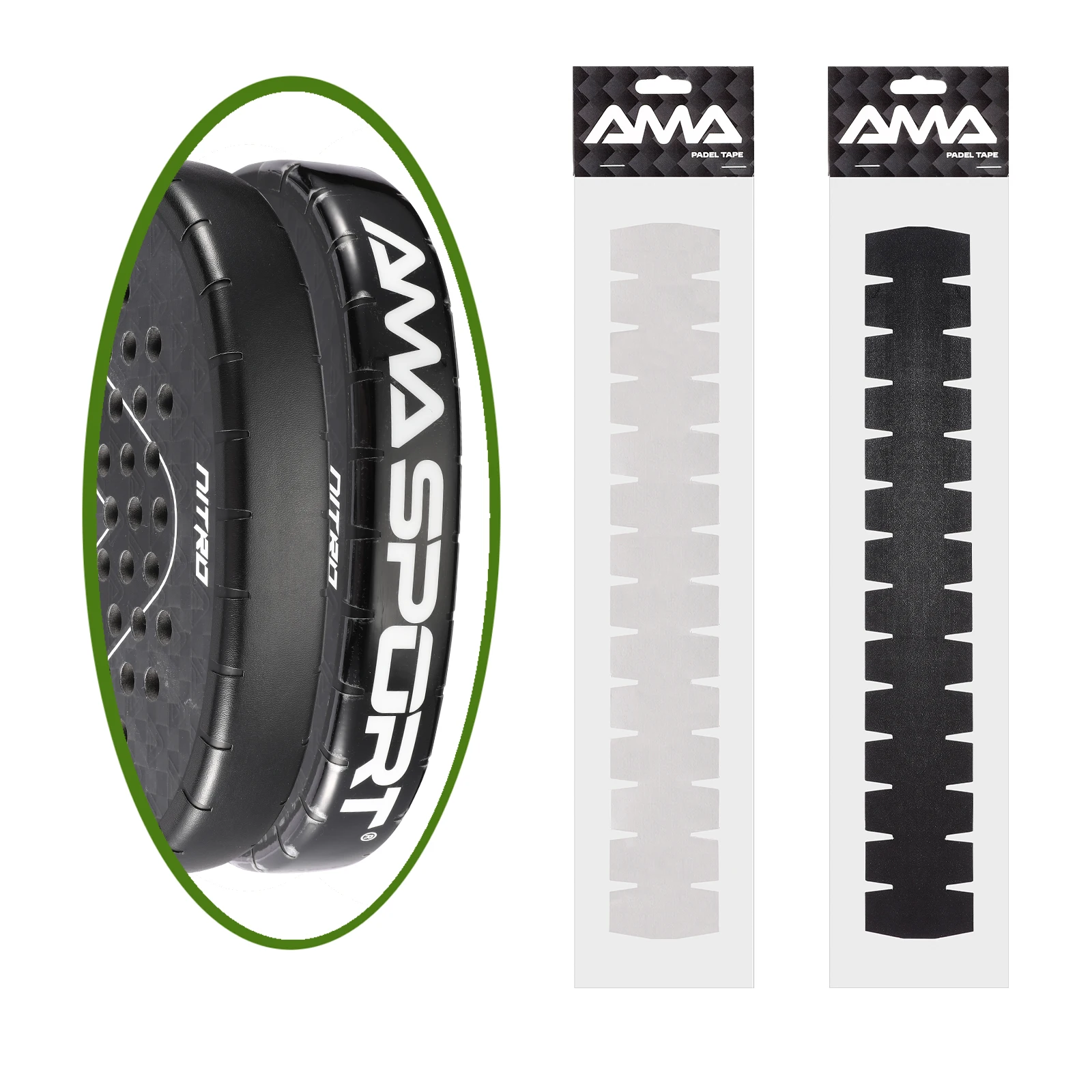 AMA SPORT – bande de Protection pour raquette de Padel, Durable, facile à appliquer, pour le sport et le Fitness