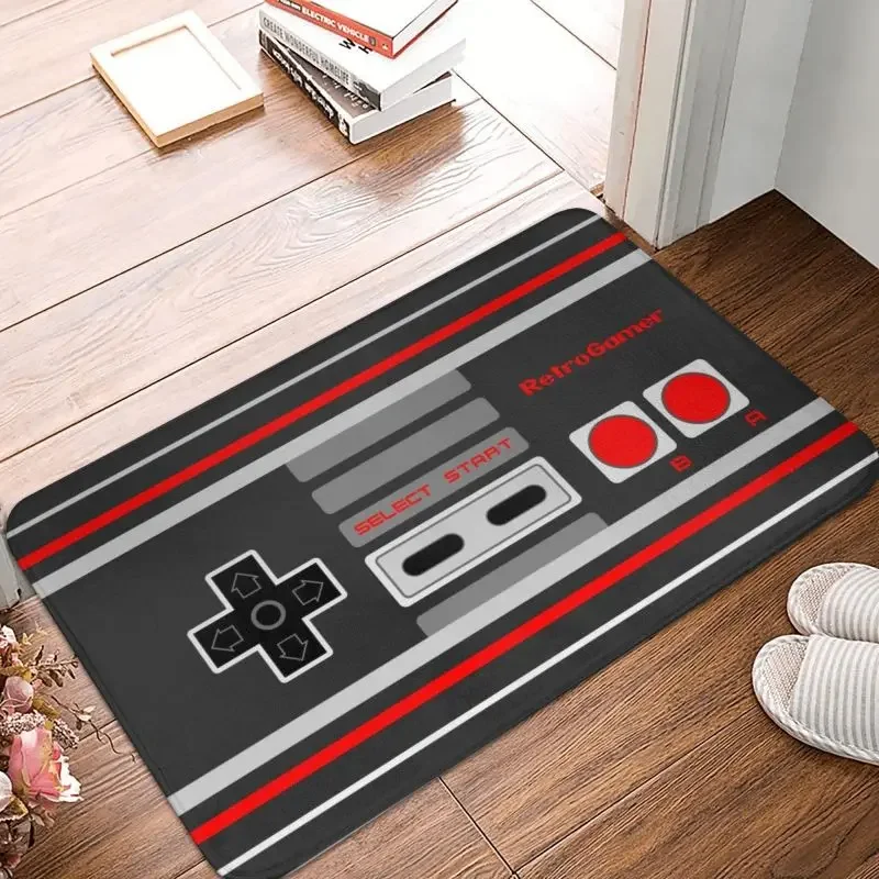 Personalized Retro Gamer Controller Doormat Mat Anti-Slip Video Game Gaming Gamepad Kitchen Bath Garden Rug Carpet 40*60cm