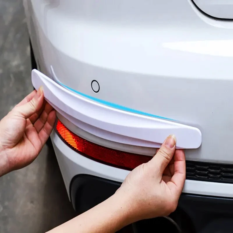 2 pezzi di protezione per paraurti per auto, strisce di protezione per angoli, strisce di protezione antigraffio, accessori per auto anti-collisione