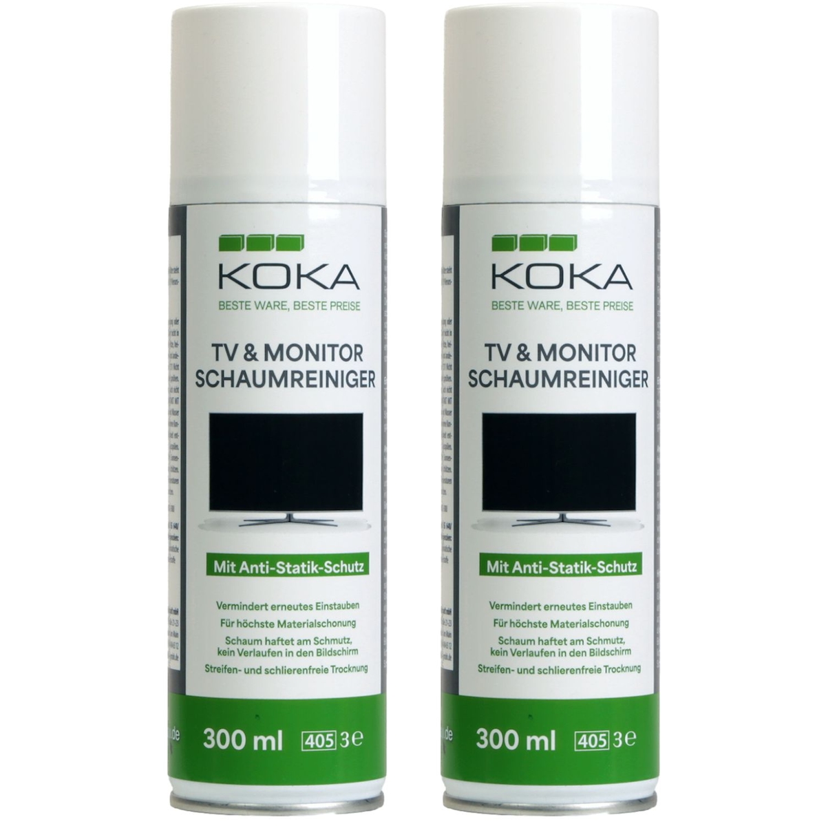 2x TV & Monitor Schaumreiniger je 300ml Image