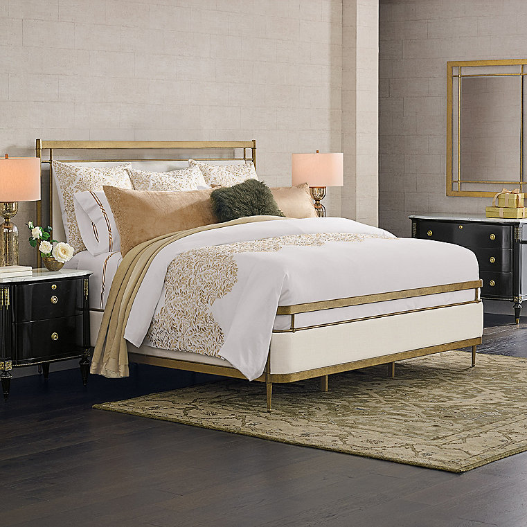 Angelina/Regency Bedroom Set - Queen, Bed, Two Nightstands - Frontgate