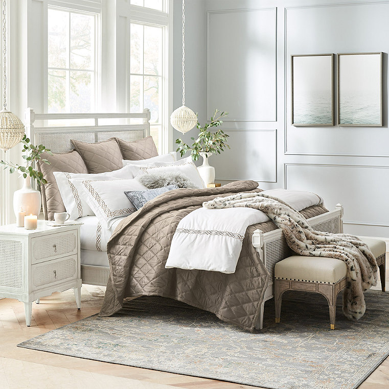 Marion Bedroom Set - Queen, Bed, Two Nightstands - Frontgate