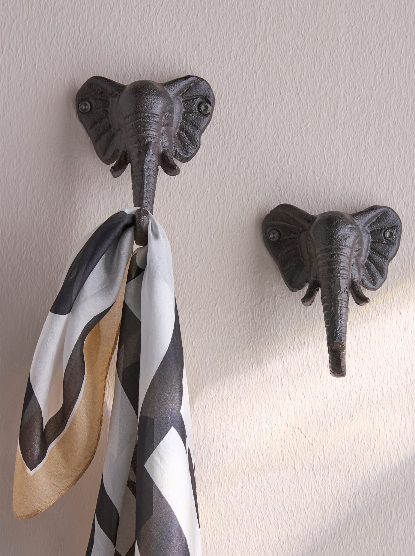 Zierhaken HEINE HOME, braun, B:9cm H:11,5cm, Metall, Haken