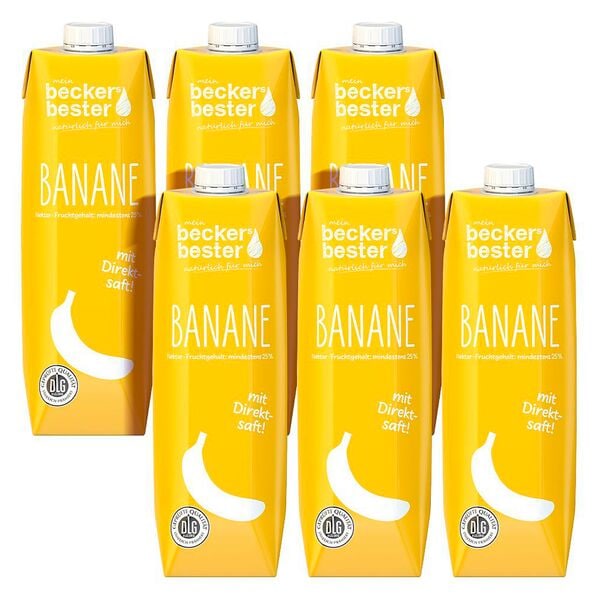 OTTO Office Fruchtnektar »BANANE« 1,0 l 6 Stück Image