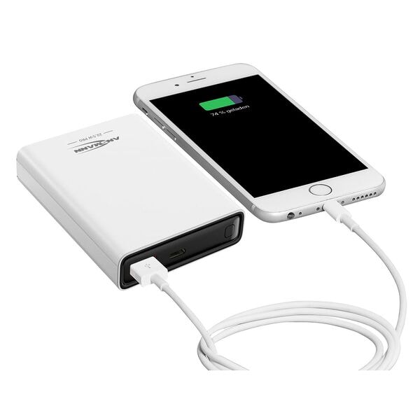 Ansmann Powerbank »PB222PD« 10000 mAh weiß weiß Image