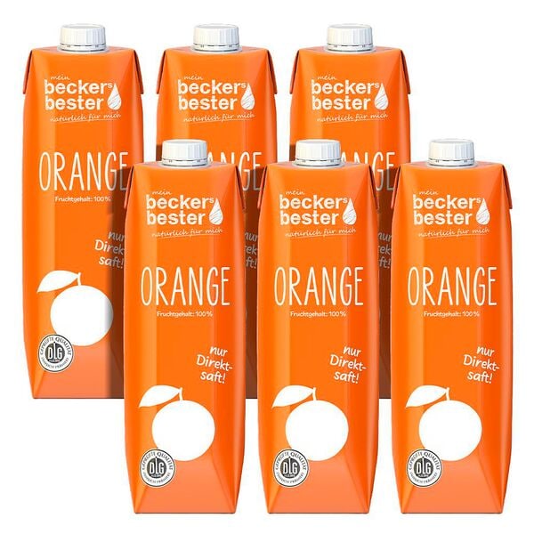 OTTO Office Direktsaft »ORANGE« 1,0 l 6 Stück Image