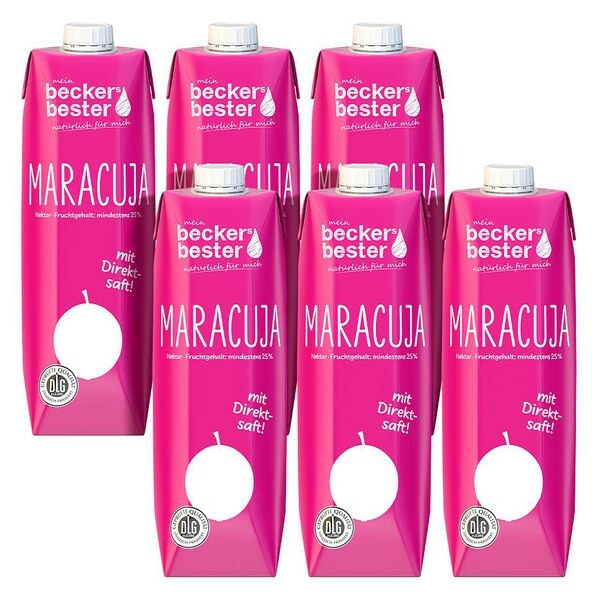 OTTO Office Fruchtnektar »MARACUJA« 1,0 l 6 Stück Image