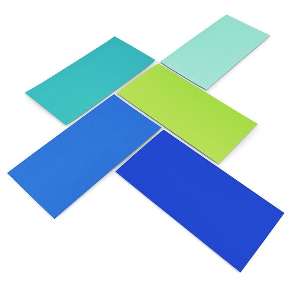 Magnetoplan Moderationskarten »Sea« 20x10 cm 250 Stück, 20x10 cm Image