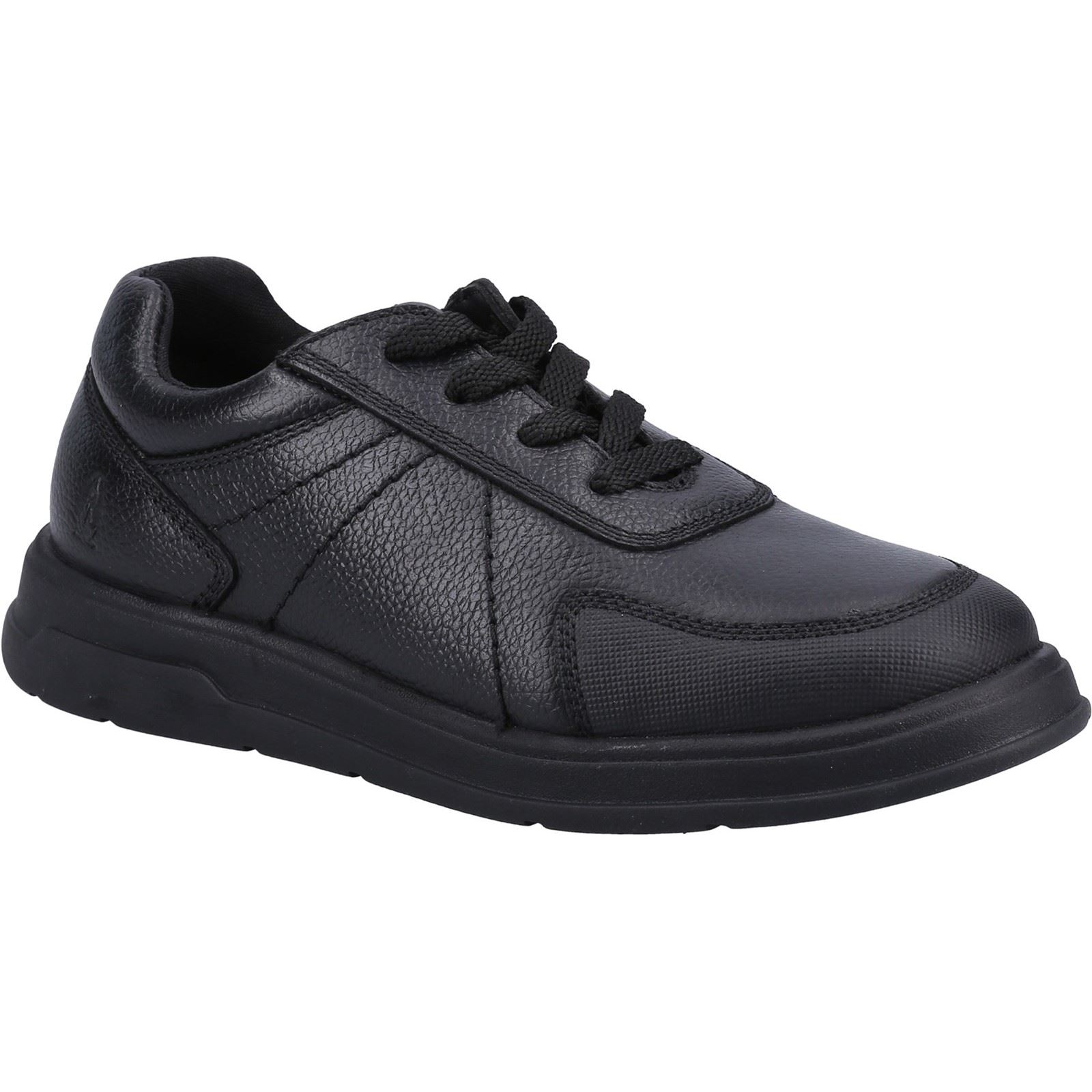 Hush Puppies Robert JNR Die Schwarzen Schnürschuhe Für Jungen Aus Leder Image