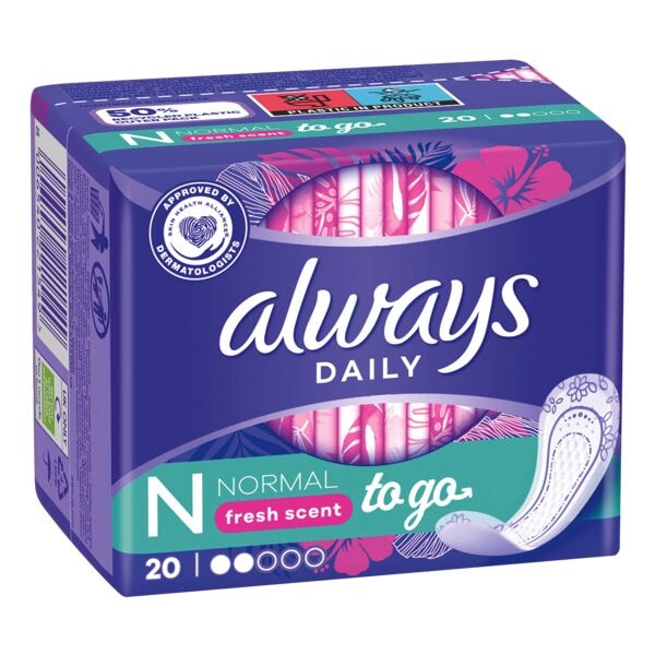 Always Slipeinlagen »Daily Normal to go mit Frischeduft« 20 Stück Image