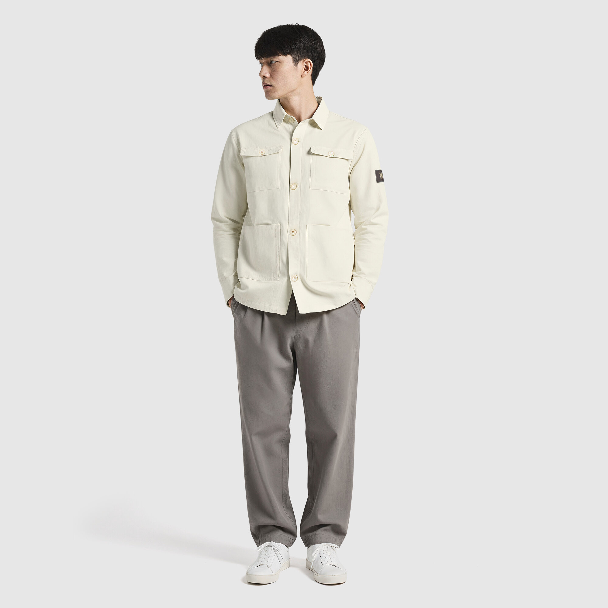 Chelsea Elements Shacket – Whitecap Gray Image